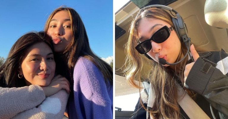Dimples Romana’s 18-year-old daughter flies plane on her own