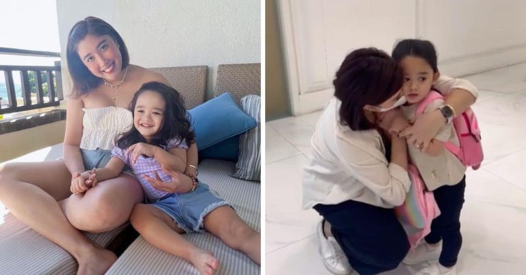 Dani Barretto turns emotional as she sends off daughter on first day of school