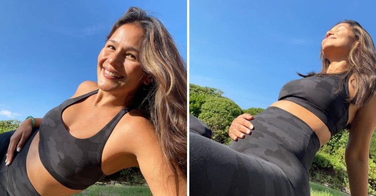 Iza Calzado shares glowing snap of growing baby bump