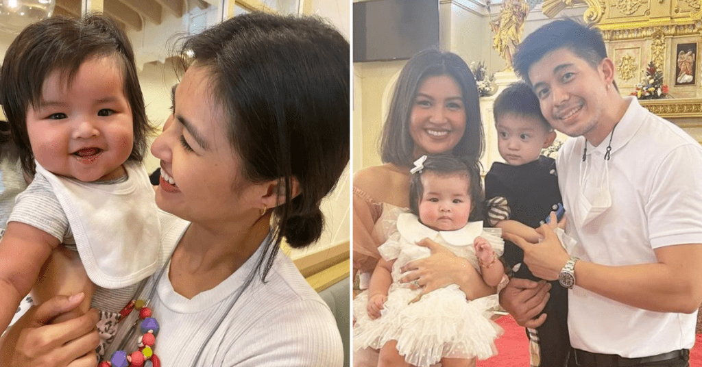 Winwyn Marquez’s daughter gets baptized