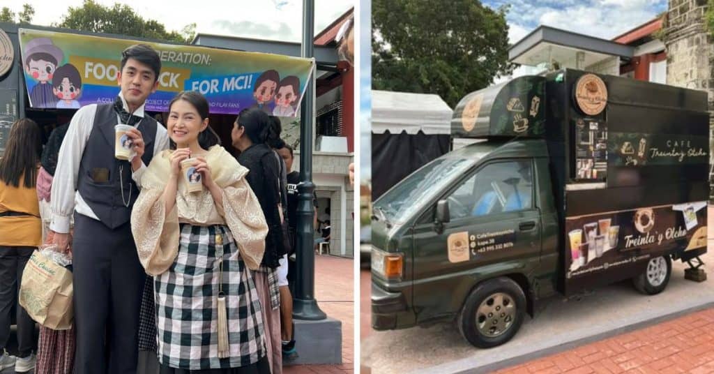 Maria Clara at Ibarra stars receive food truck from fans