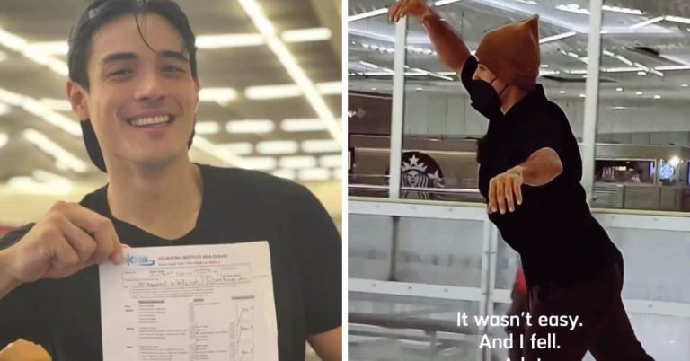 Xian Lim takes ice skating skill to the next level