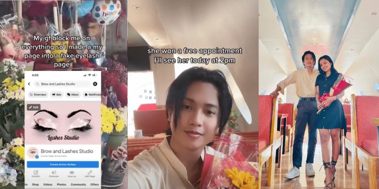 Boyfriend creates ‘fake’ eyelash salon page to communicate with girlfriend after their LQ due to ML