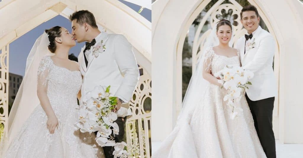 Showbiz and politics mix at Ejay Falcon-Jana Roxas wedding