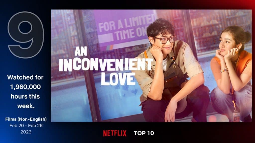 DonBelle’s An Inconvenient Love debuts on Netflix Global Top 10
