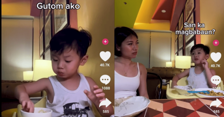 Table conversations of mom and son bring good vibes on social media