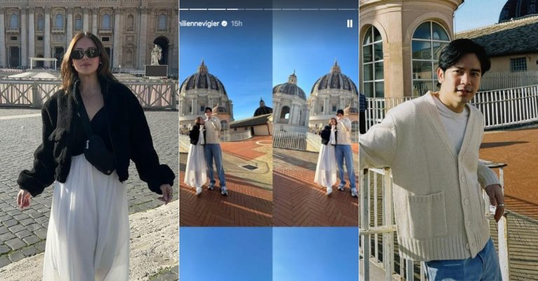 Joshua Garcia visits the Vatican with Emilienne Vigier