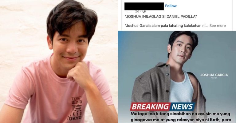 ‘FAKE NEWS!’: Joshua Garcia debunks alleged ‘advice’ to Daniel Padilla over split with Kathryn Bernardo