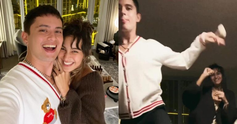James Reid celebrates New Year with Issa Pressman in new home