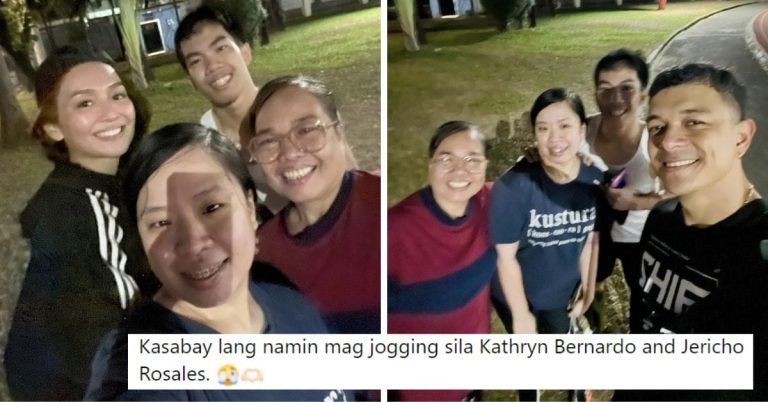 Kathryn Bernardo spotted enjoying a night jog with Jericho Rosales