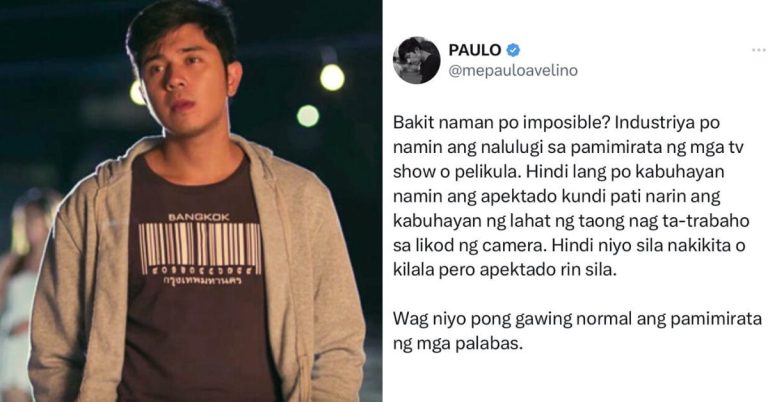 Paulo Avelino takes a stand against ‘normalizing’ media piracy
