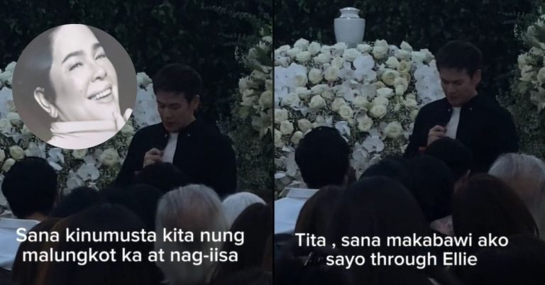Jake Ejercito turns emotional in eulogy for Jaclyn Jose: ‘Sana makabawi ako through Ellie’