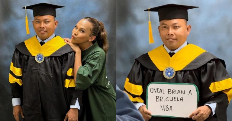 Awra Briguela’s dad finishes graduate studies