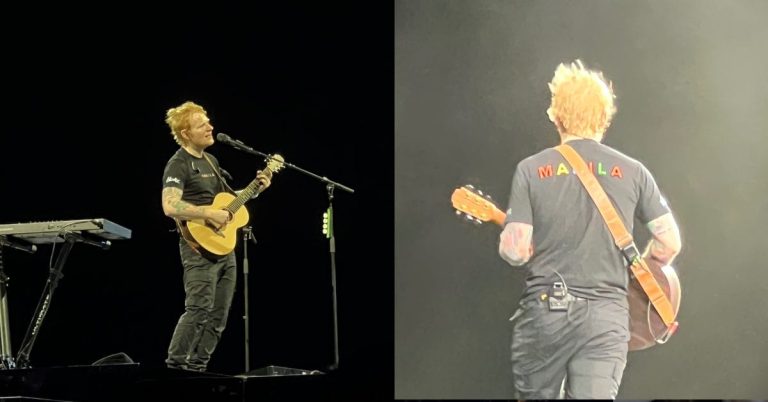 Pinoy Sheerios sing their hearts out for Ed Sheeran’s 100th Mathematics tour show