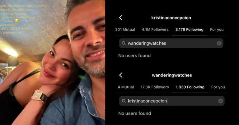 Did KC Concepcion unfollow non-showbiz boyfriend on Instagram?
