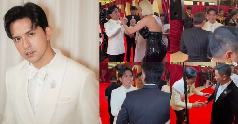 Dennis Trillo spotted interacting with It’s Showtime Hosts at GMA Gala 2024