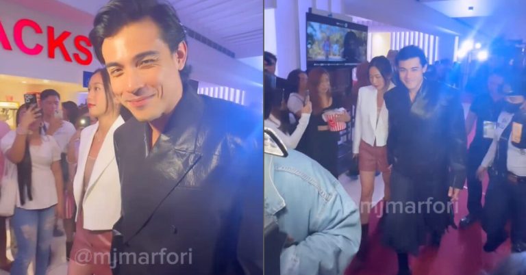 Hard launch: Xian Lim holds hands with Iris Lee in movie premiere
