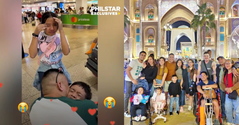 OFW becomes emotional after reuniting with family after 13 years in UAE, recalls being homeless abroad before being successful