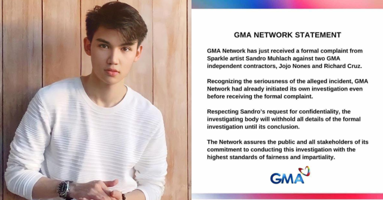 Sandro Muhlach files complaint against GMA independent contractors Jojo Nones and Richard Cruz
