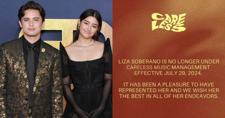 James Reid ends rumors about ‘terminating’ Liza Soberano’s contract with Careless