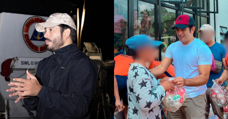 Gerald Anderson conducts relief operations for Typhoon Kristine victims
