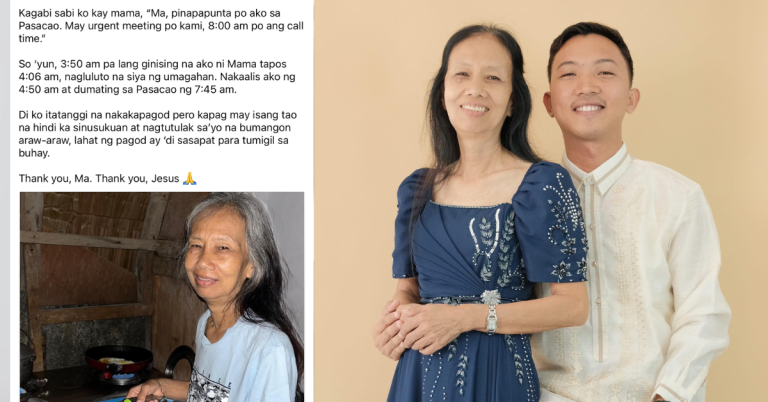 This story yet again proves that a mom’s love is unconditional and a good reminder to make time for our elderly parents