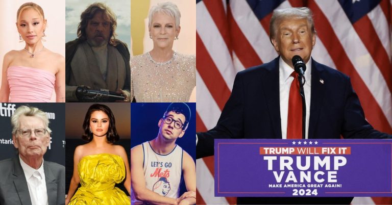 Hollywood figures react to Donald Trump’s ‘historic’ presidential win