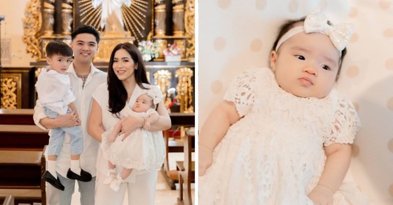Angeline Quinto’s second baby gets baptized