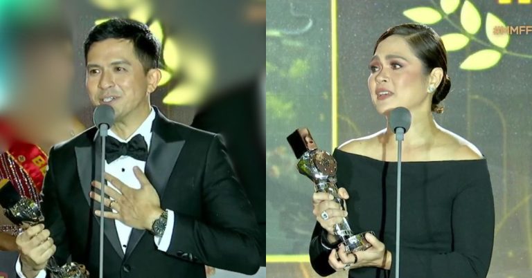 Dennis Trillo, Judy Ann Santos earn third MMFF awards after winning Best Actor, Best Actress