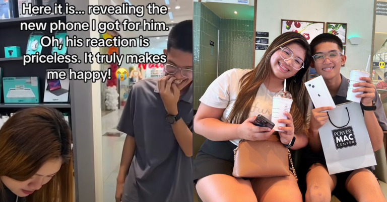 Breadwinner sister captures genuine reaction of brother after she surprised him with brand-new iPhone