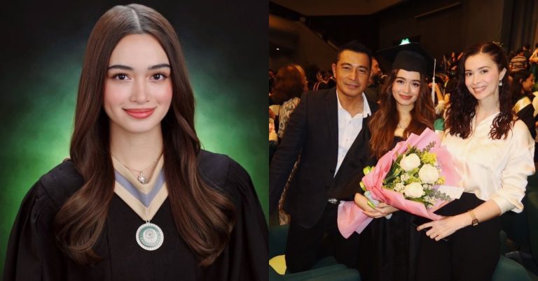 Sunshine Cruz, Cesar Montano’s firstborn Angelina finishes college