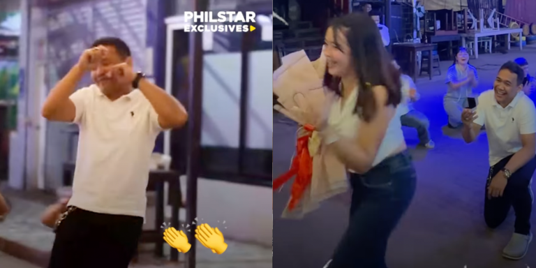 ‘Hindi pwedeng torpe-torpe’: Seaman goes all in for a flashmob wedding proposal for girlfriend