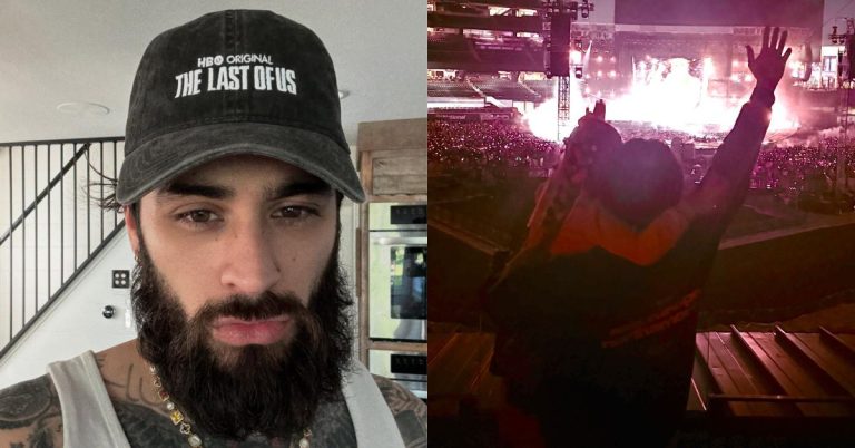 Zayn Malik bonds with daughter Khai at BLACKPINK concert