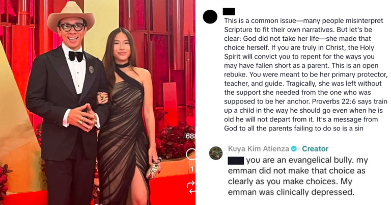 Kim Atienza calls out ‘evangelical bully’ over comment on daughter’s death