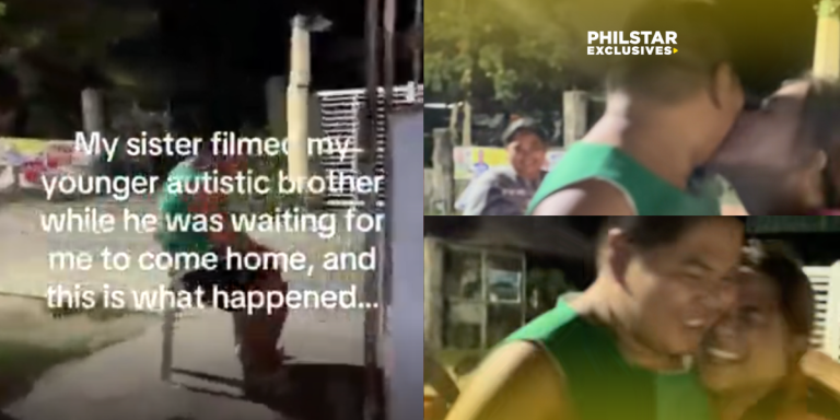 ‘Lagi po siyang ganyan ‘pag umuuwi ako’: ‘Ausome’ kid spotted waiting outside their house for elder sister