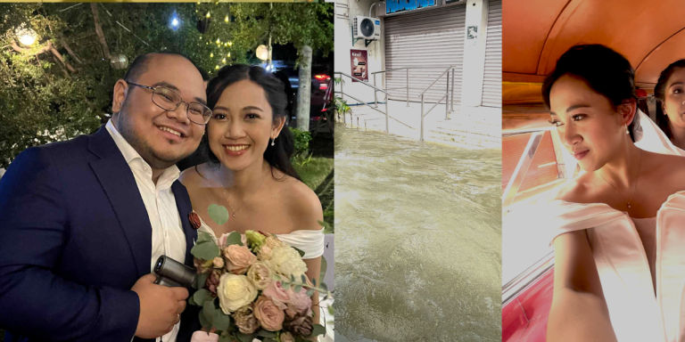 ‘Na-test na kaagad ‘yung pagmamahalan natin’: This is how a couple didn’t allow flood to ruin their big day