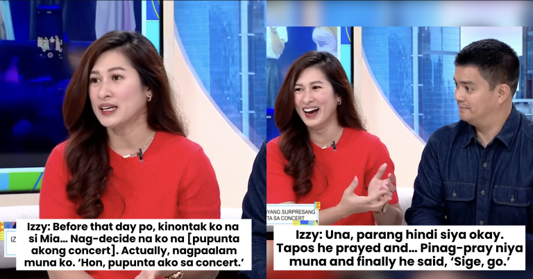 Izzy Trazona says she asked husband Alvin Aragon for permission before Sexbomb reunion concert
